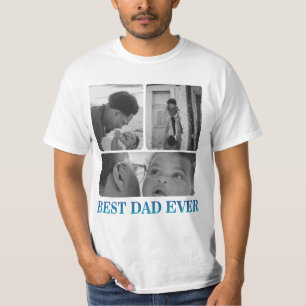 Grattis på födelsedagen till Pappa, Foto Collage p T Shirt