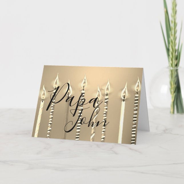 Grattis på födelsedagen till Pappa Kort (Framsida)