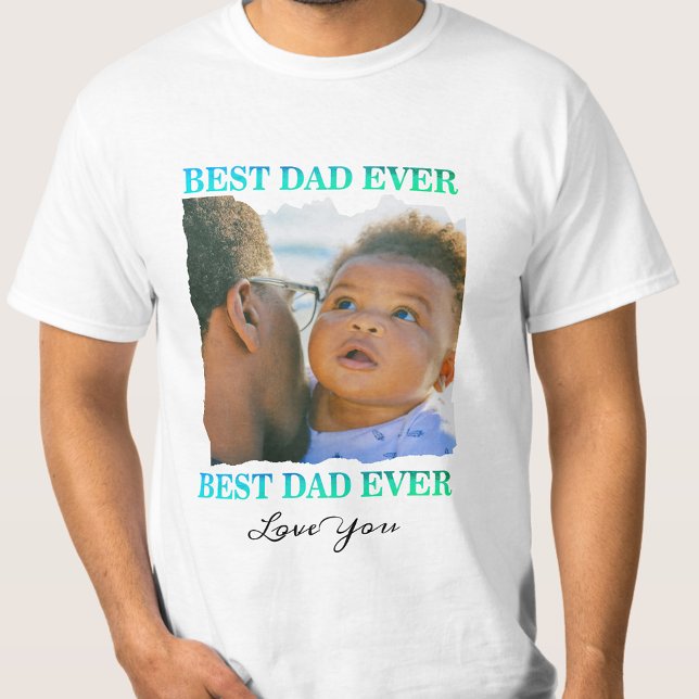 Grattis på födelsedagen till pappa, många fotokoll t shirt (Skapare uppladdad)