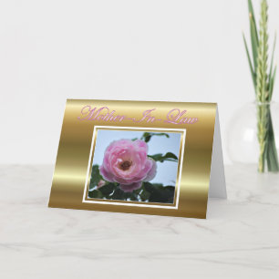 Grattis på födelsedagen till svärmor med blommor kort