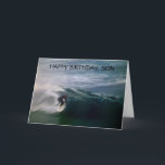 "GRATTIS PÅ FÖDELSEDAGEN TILL VÅR SON" KORT<br><div class="desc">Om ditt SON är på surfing eller bara gillar att surfa på foto, så finns det ett Perfekt Card! TACK för att stanna av en av mina åtta butiker. Myrtle Beach hade många möjligheter till foton och jag hoppas att du kollar upp resten av min. TACK för att ha slutat...</div>