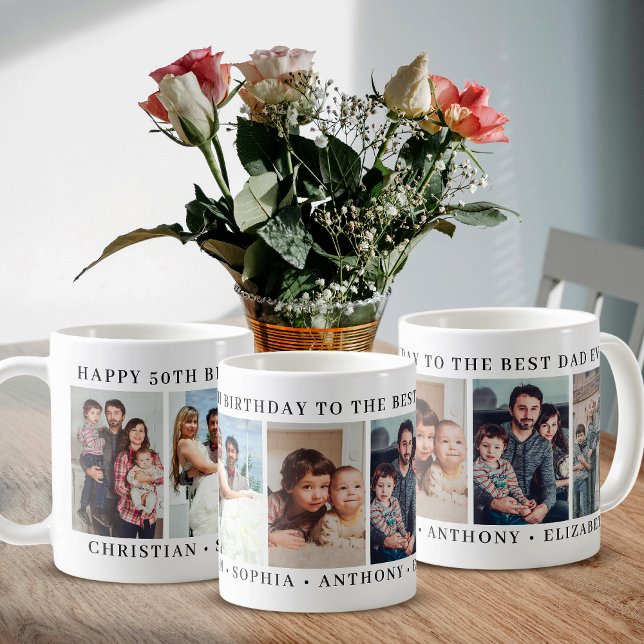 Grattis på födelsedagen till världens bästa pappa  kaffemugg (Skapare uppladdad)