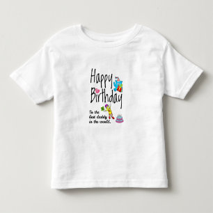 Grattis på födelsedagen till världens bästa pappa t shirt