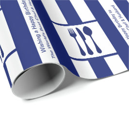 Grattis på födelsedagen till världs bäst kock och presentpapper