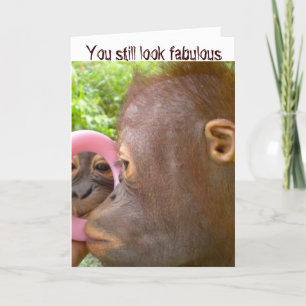 Grattis på födelsedagen Tittar Fabulous Kort
