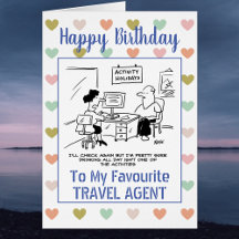 grattis på födelsedagen Travel Agent