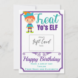 Grattis på födelsedagen Treat Yourself Gift Card H