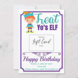 Grattis på födelsedagen Treat Yourself Gift Card H