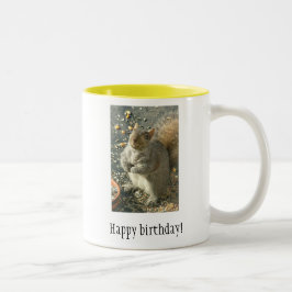 Grattis på födelsedagen! Två-Tonad mugg