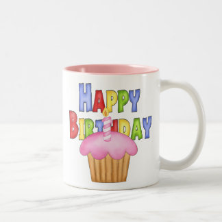 Grattis på födelsedagen Två-Tonad mugg