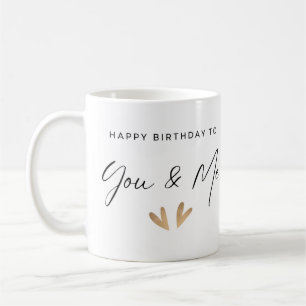 Grattis på födelsedagen Twillingar Mugg