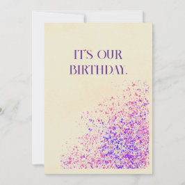 Grattis på födelsedagen Twin Julkort