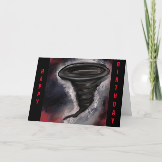 GRATTIS PÅ FÖDELSEDAGEN TWISTER HELGKORT (Framsida)