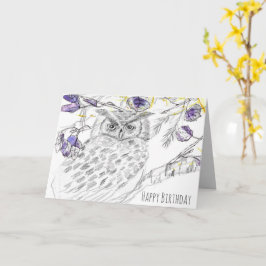Grattis på födelsedagen Ugglan i trädet Visare och Kort