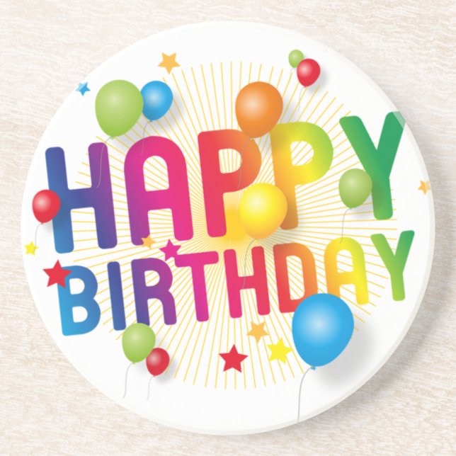 Grattis på födelsedagen underlägg (Framsidan)