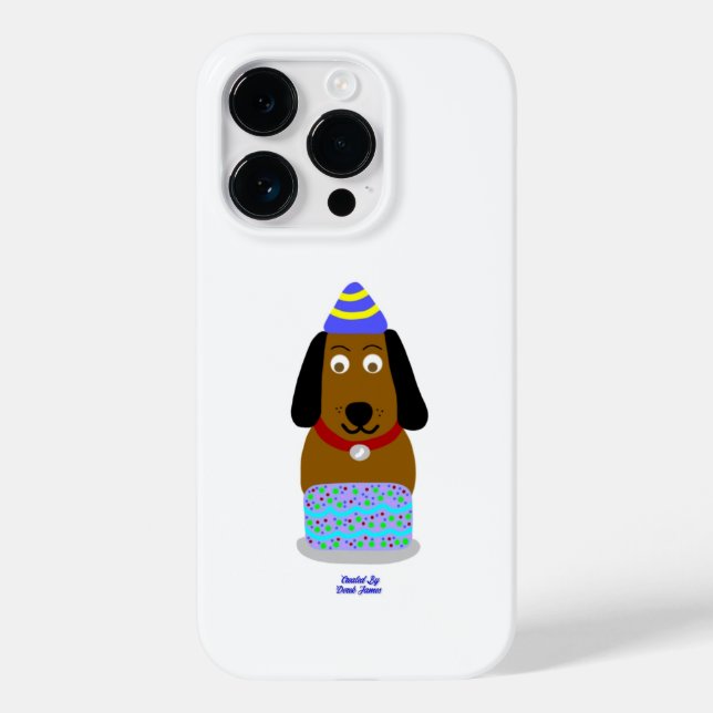 Grattis på födelsedagen Valp Apple iPhone 14 Pro F (Baksida)