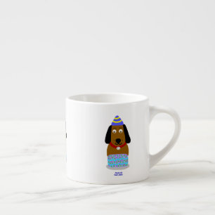 Grattis på födelsedagen Valp Espresso Mugg Espressomugg