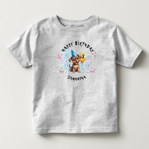 Grattis på födelsedagen Valpparty T Shirt