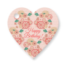 Grattis på födelsedagen - vårens persikoblomstrand