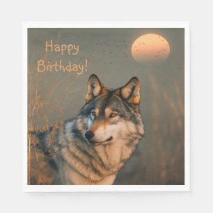 Grattis på födelsedagen Varg Pappersservett