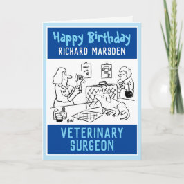 Grattis på födelsedagen Veterinary Surgeon Kort
