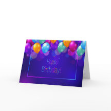 Grattis på födelsedagen - Vibrantballonger