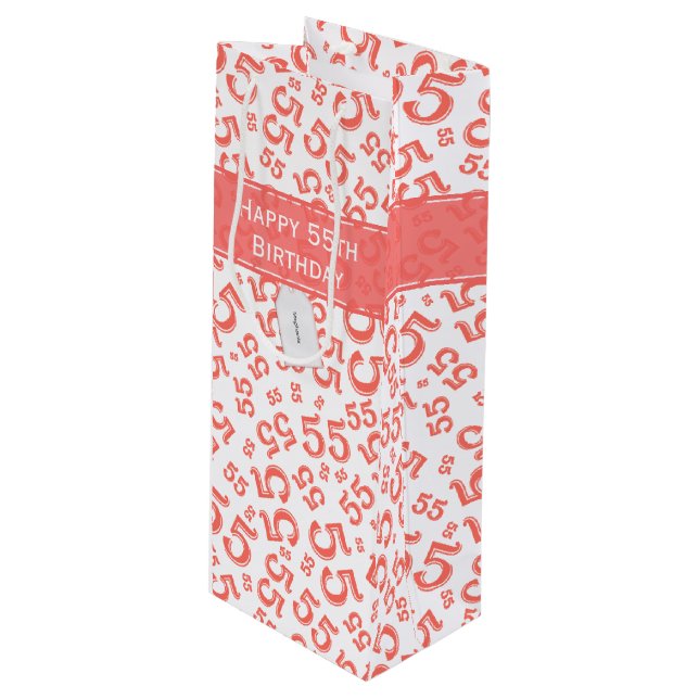 Grattis på födelsedagen vid 55 års ålder, antal Mö (Framsidan Vinklad)