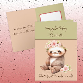 Grattis på födelsedagen vill gärna lägga till namn kort