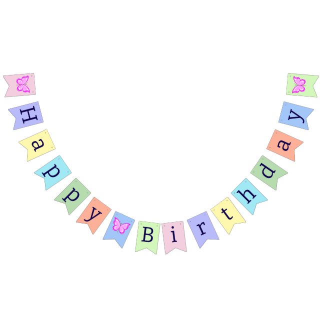 Grattis på födelsedagen vimplar (Alla)