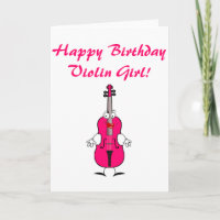 Grattis på födelsedagen Violin Girl