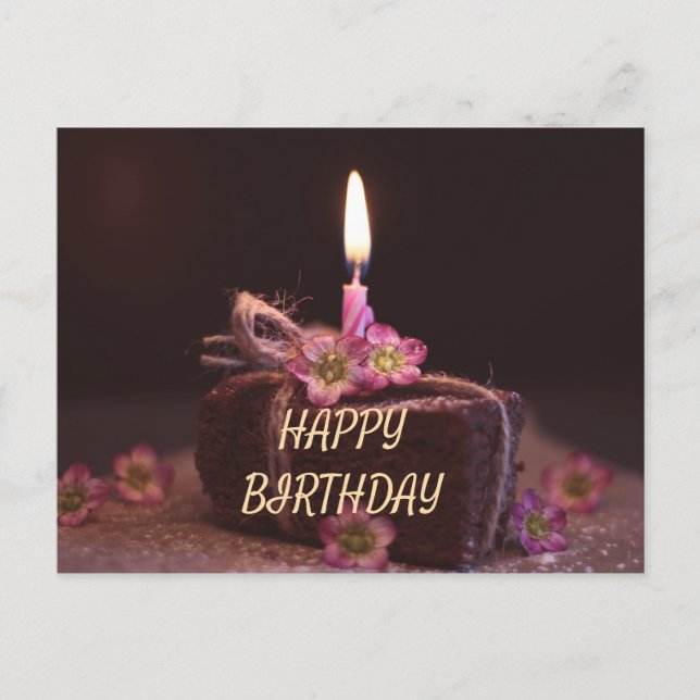 Grattis på födelsedagen vykort (Framsida)