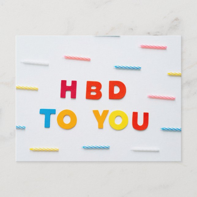 GRATTIS PÅ FÖDELSEDAGEN VYKORT (Framsida)