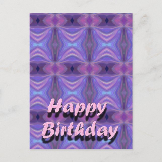 Grattis på födelsedagen vykort (Framsida)