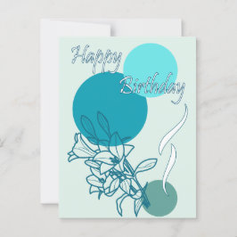 Grattis på födelsedagen vykort