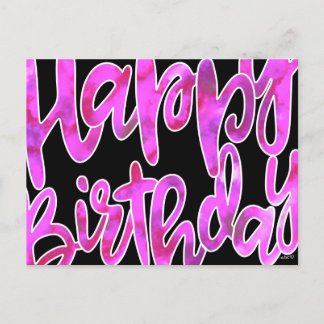 Grattis på födelsedagen vykort