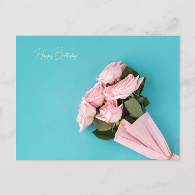 Grattis på födelsedagen vykort (Framsida)