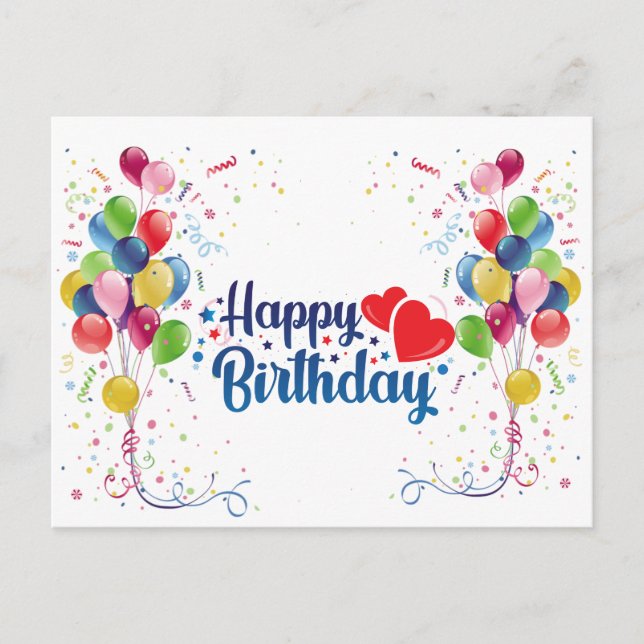 grattis på födelsedagen vykort (Framsida)