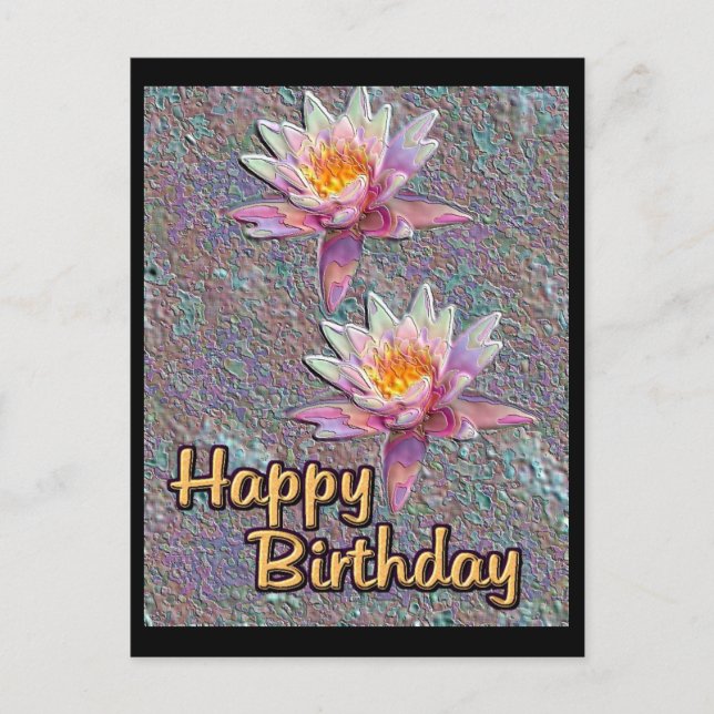 Grattis på födelsedagen vykort (Framsida)