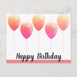 Grattis på födelsedagen vykort