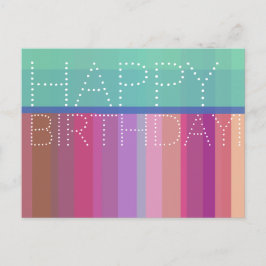 Grattis på födelsedagen vykort