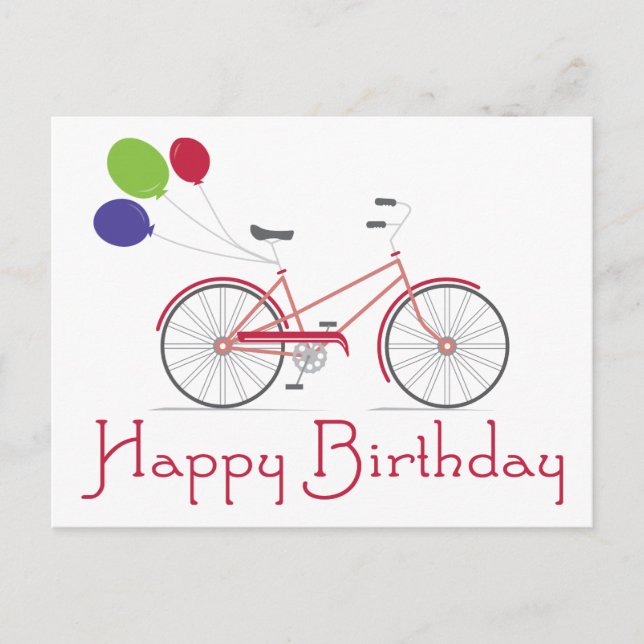 Grattis på födelsedagen vykort (Framsida)