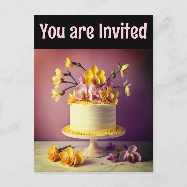 Grattis på födelsedagen vykort (Framsida)