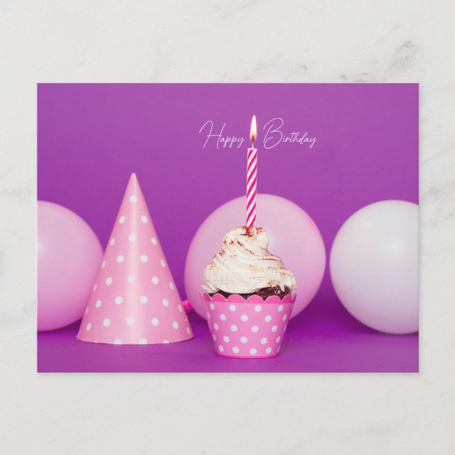 GRATTIS PÅ FÖDELSEDAGEN VYKORT (Framsida)