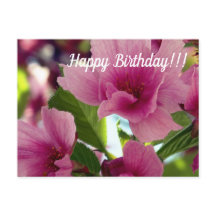 Grattis på födelsedagen vykort