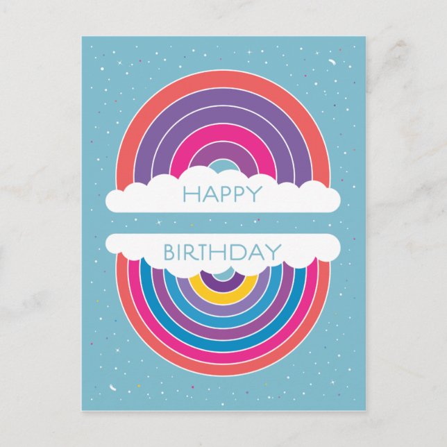 grattis på födelsedagen vykort (Framsida)