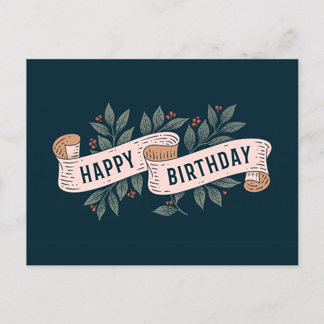 Grattis på födelsedagen vykort (Happy Birthday Postcard!)