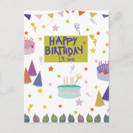 Grattis på födelsedagen vykort