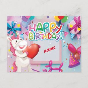 grattis på födelsedagen vykort