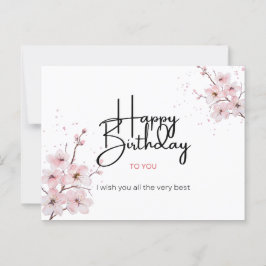 Grattis på födelsedagen vykort