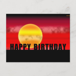 Grattis på födelsedagen vykort
